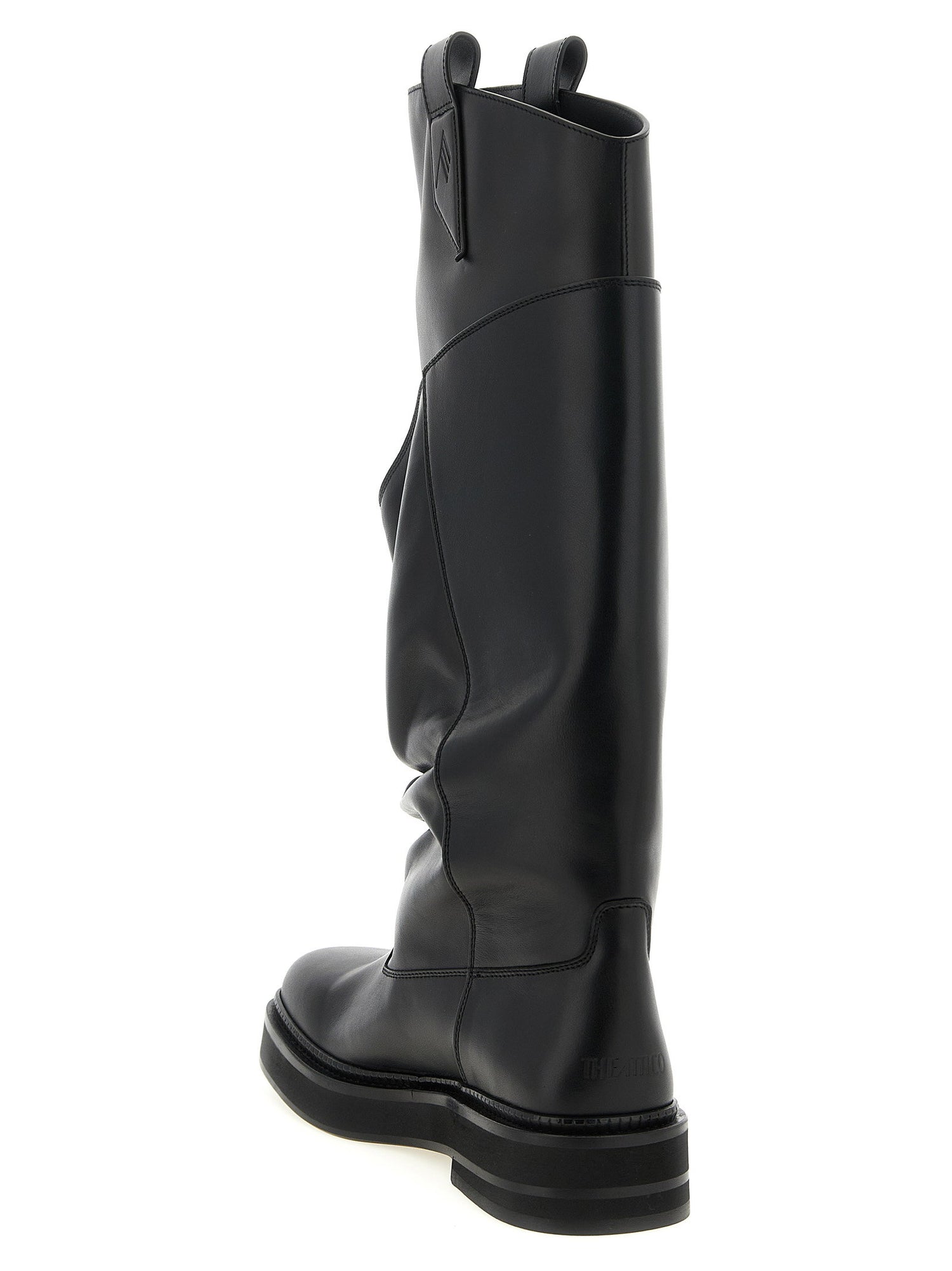 The Attico Robin Passeggiata Combat Boots Black