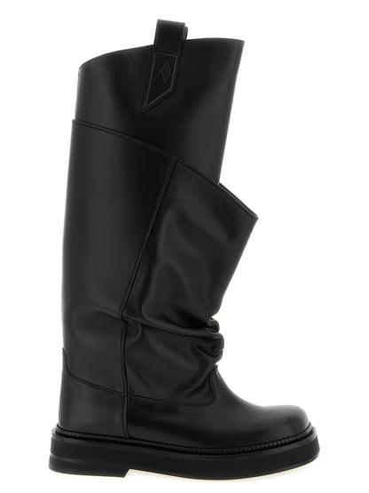 The Attico New Robin Passeggiata Boots Black