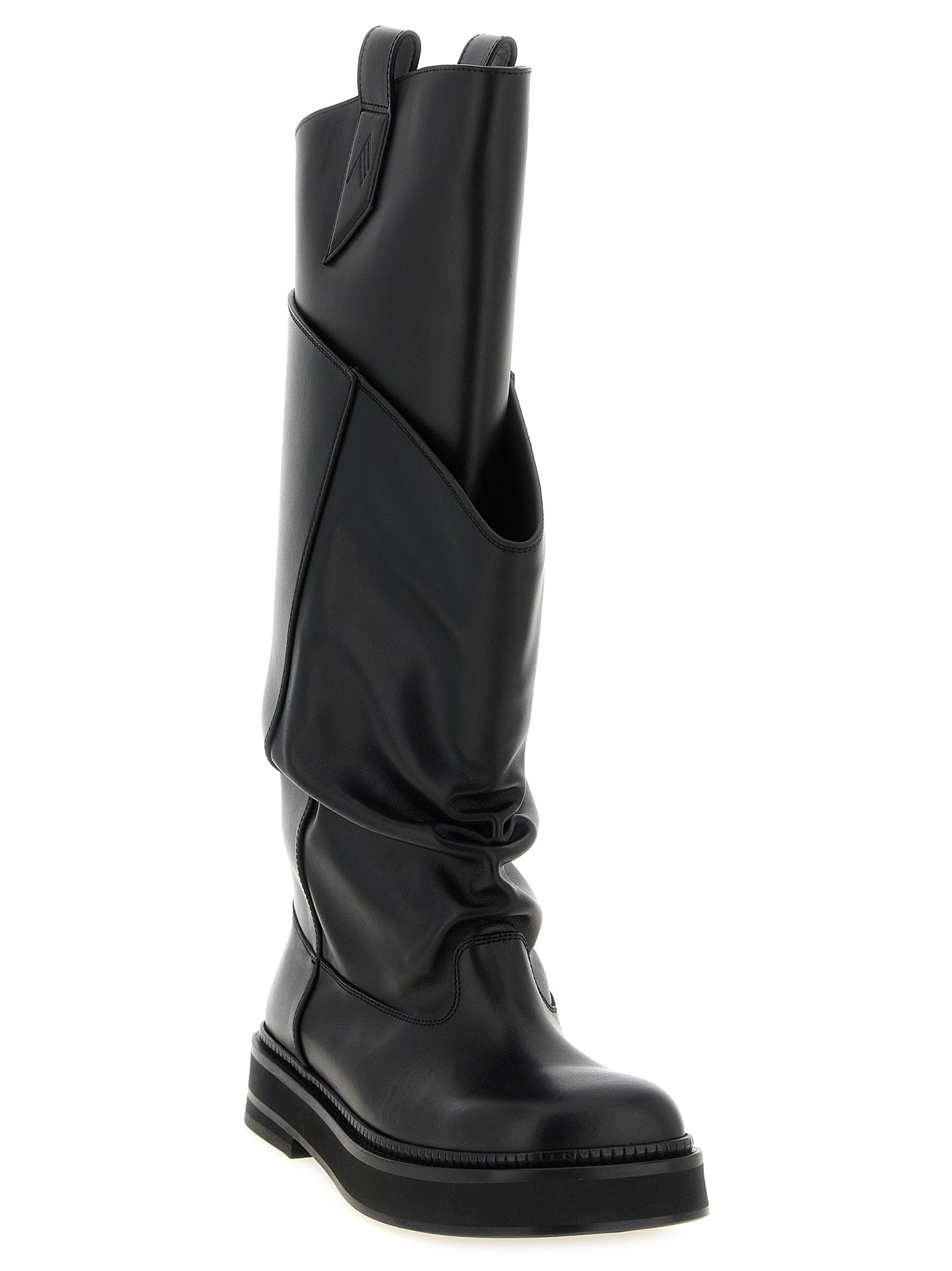 The Attico New Robin Passeggiata Boots Black