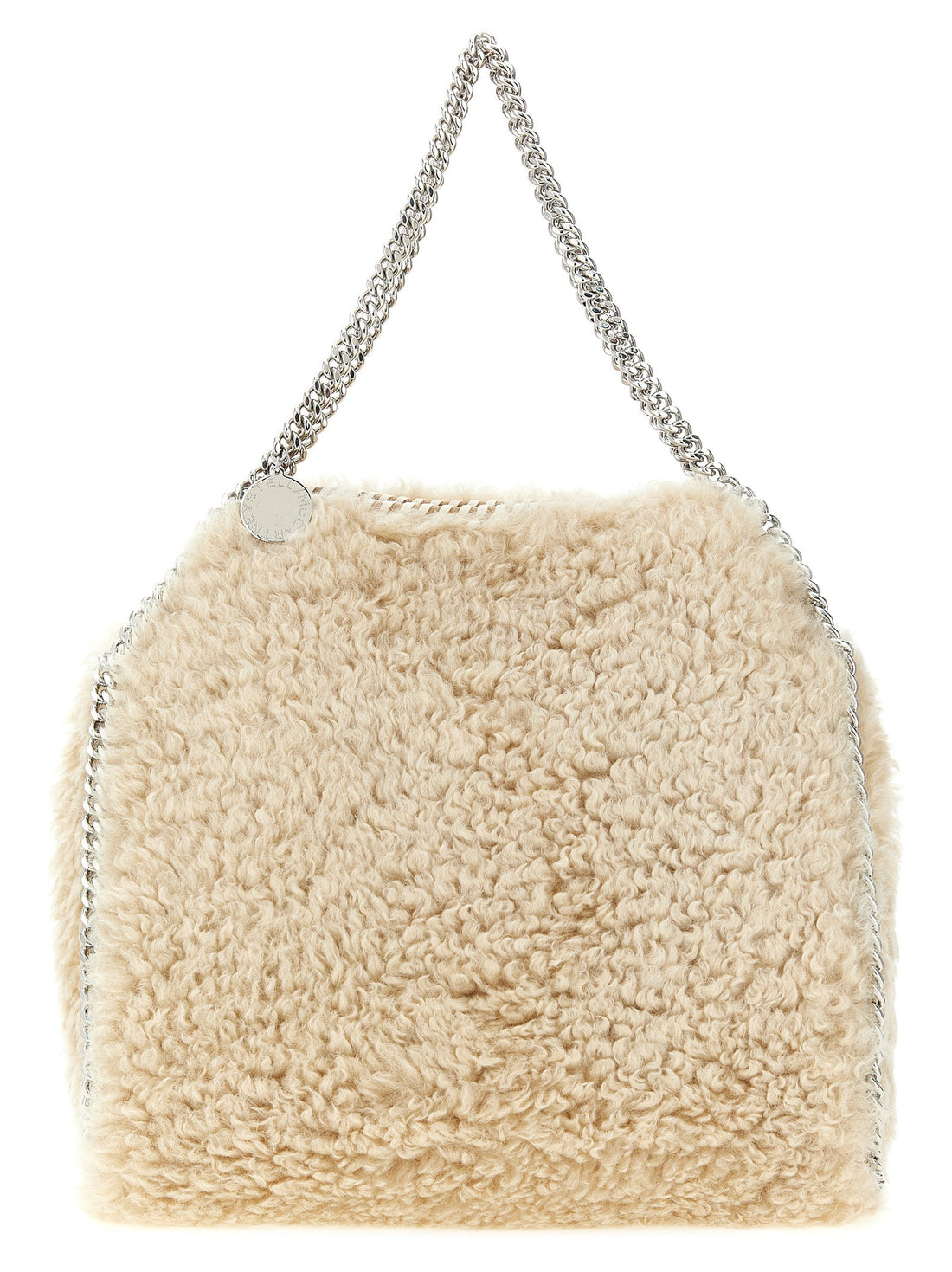 Stella Mccartney Falabella Medium Shoulder Bag Beige