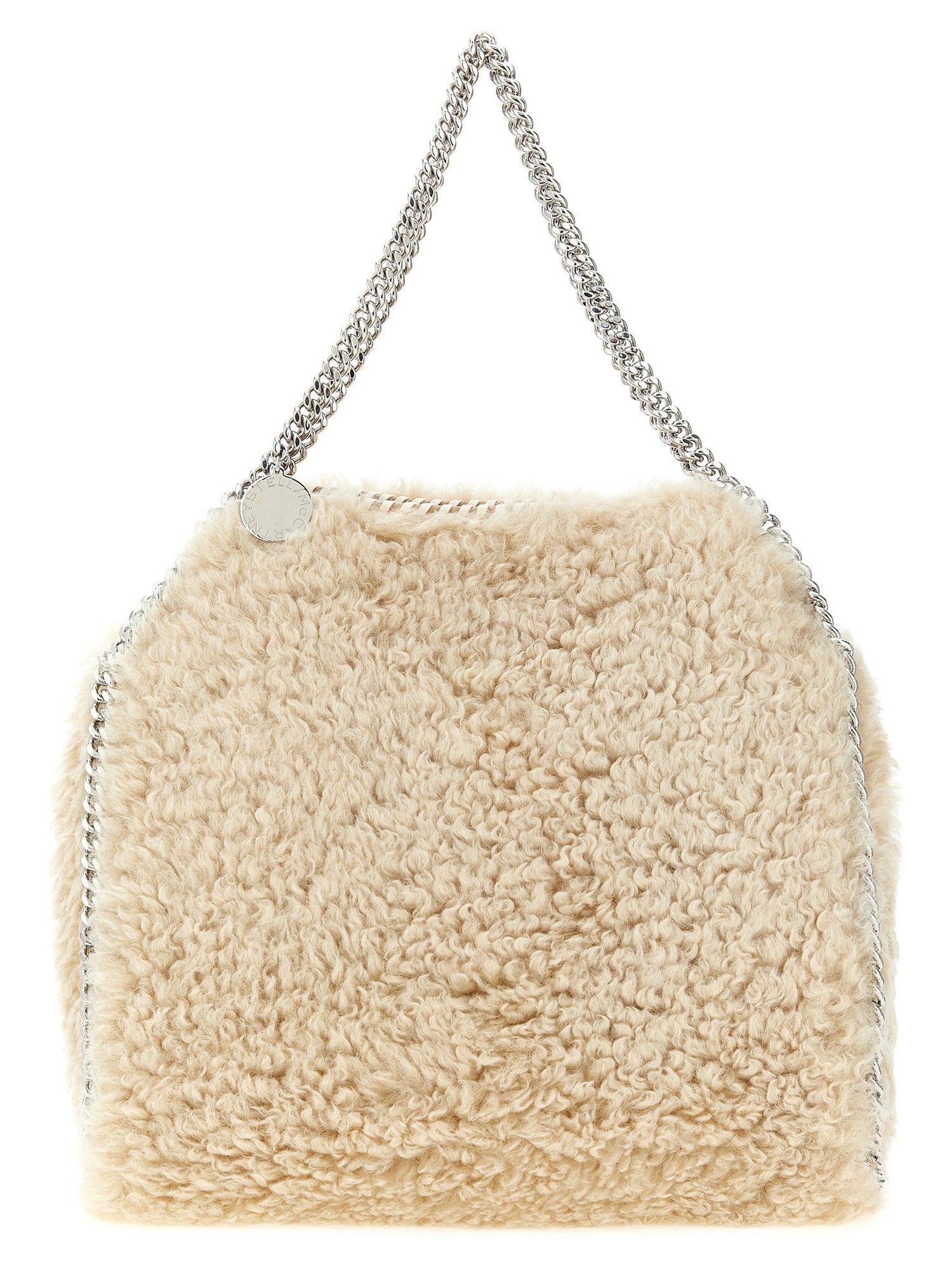 Stella Mccartney Falabella Medium Shoulder Bag Beige