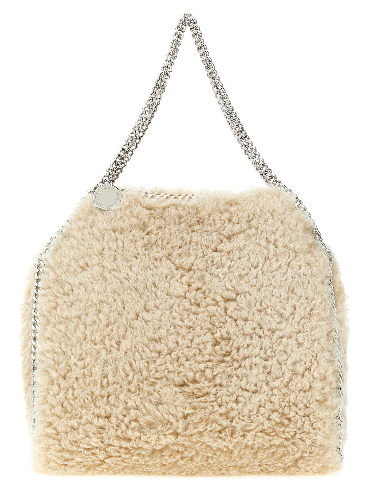 Stella Mccartney Falabella Medium Shoulder Bag Beige
