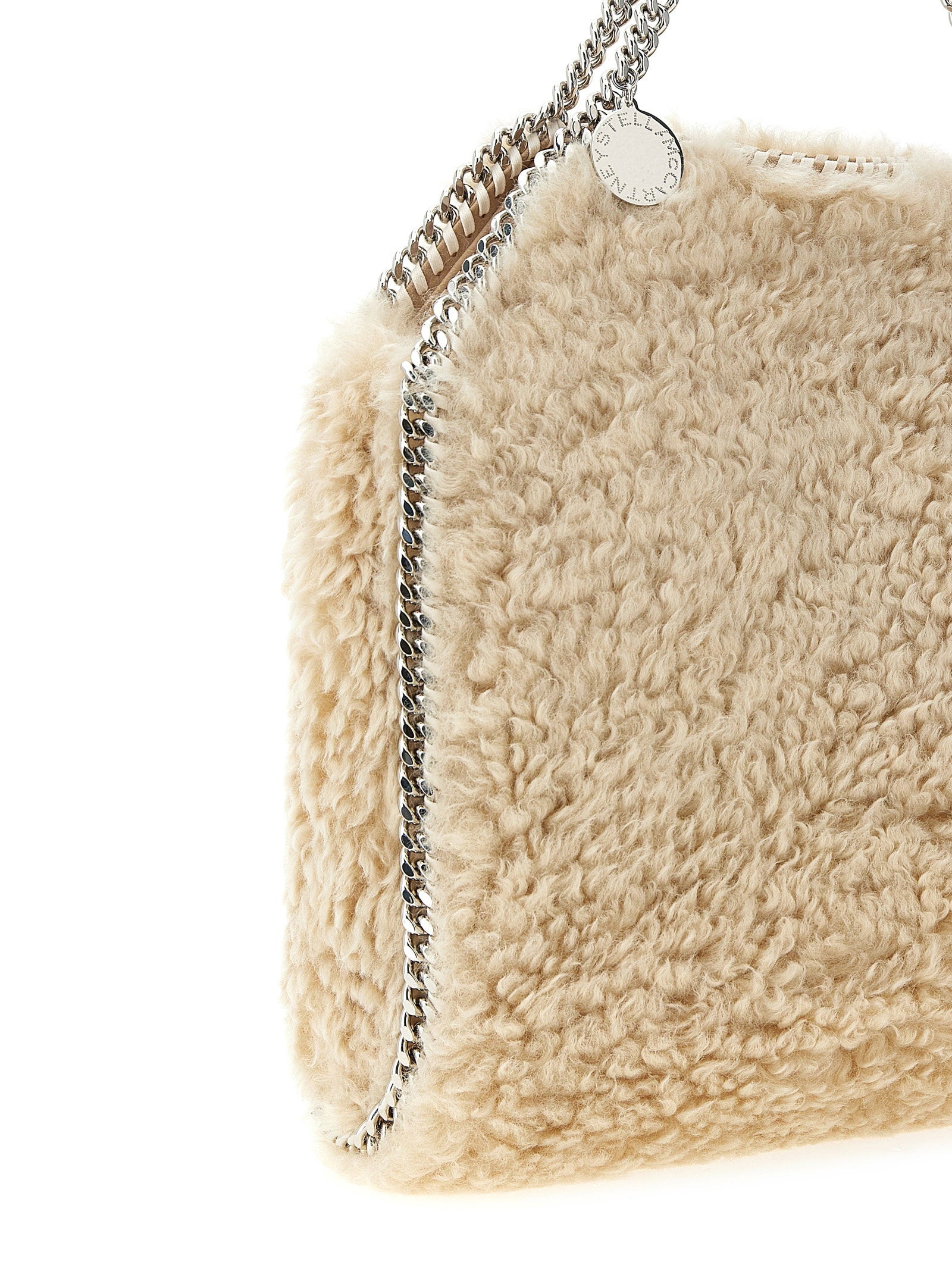 Stella Mccartney Falabella Medium Shoulder Bag Beige