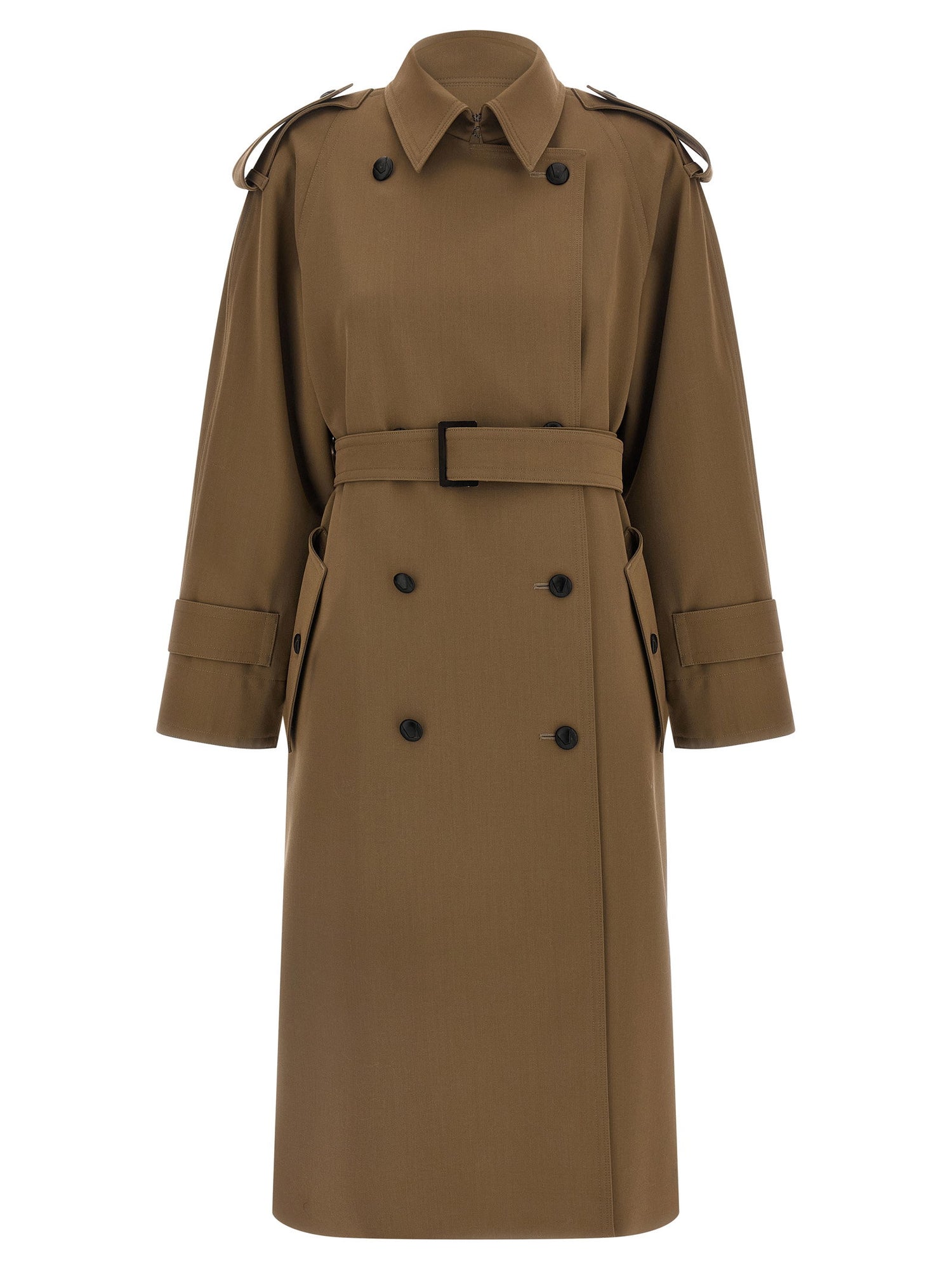 Max Mara Mxmcerto Trench Coat Brown