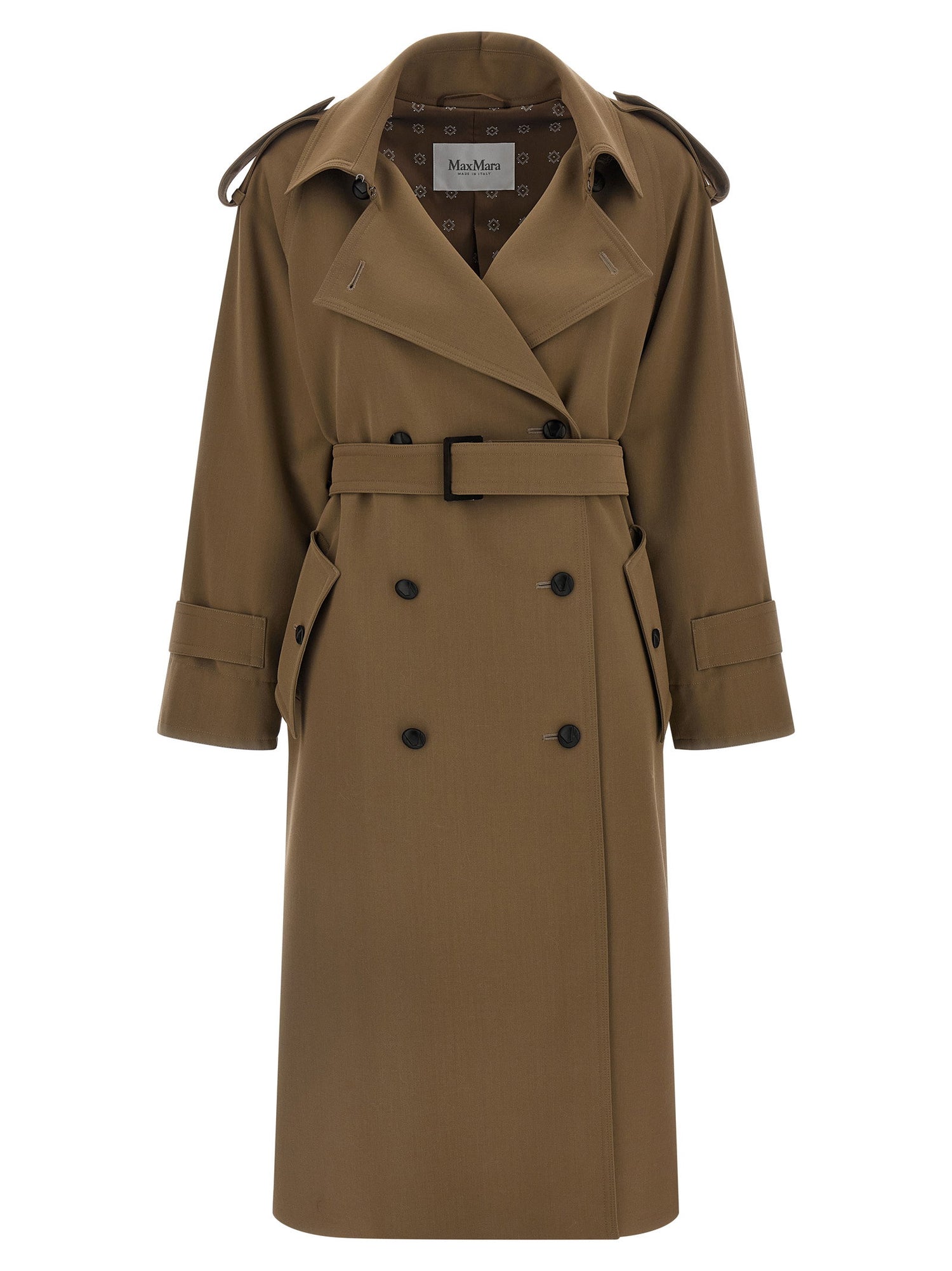 Max Mara Mxmcerto Trench Coat Brown