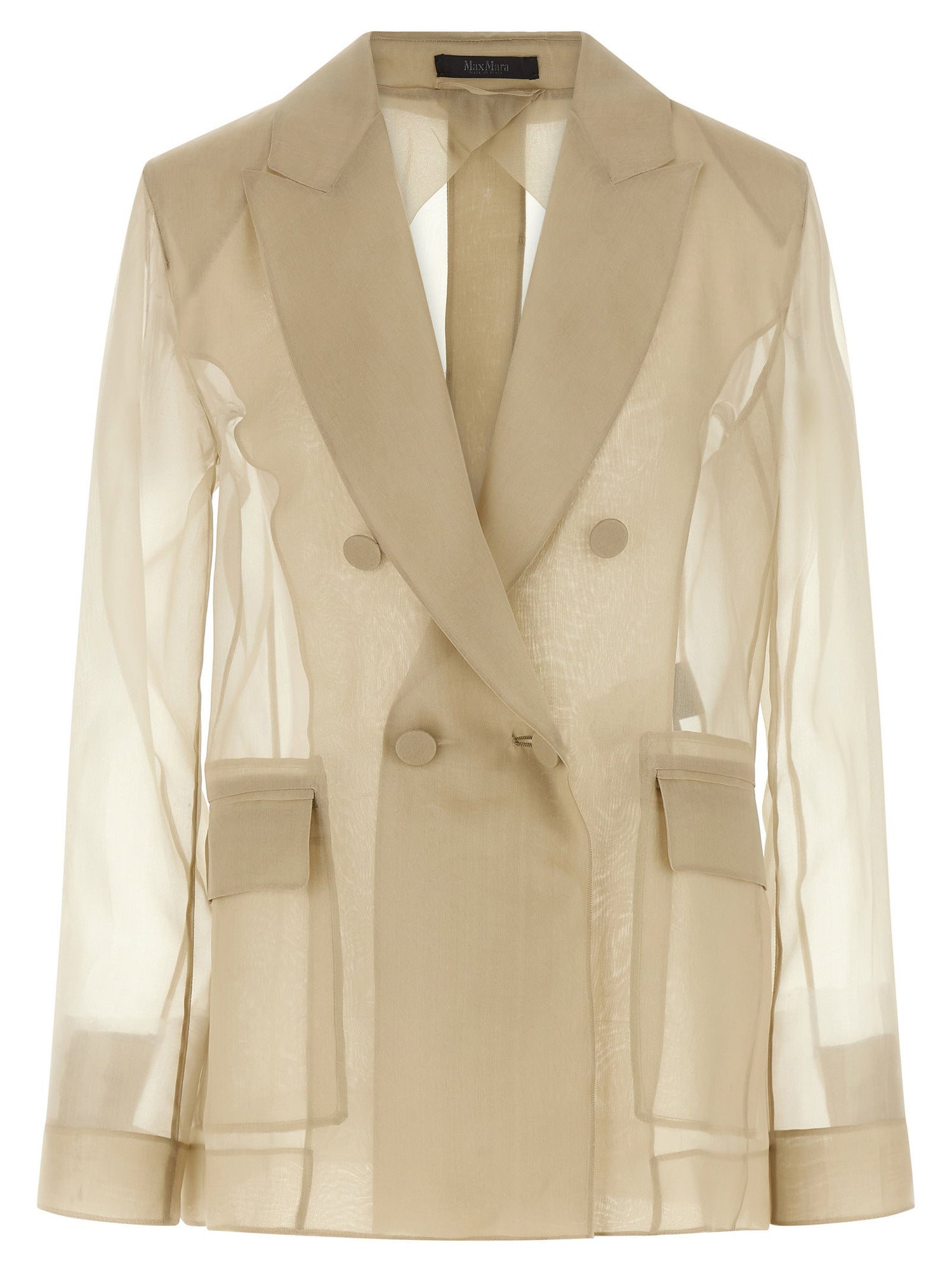 Max Mara Mxeslogan Blazer Beige