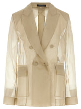 Max Mara Mxeslogan Blazer Beige