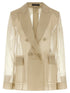 Max Mara Mxeslogan Blazer Beige