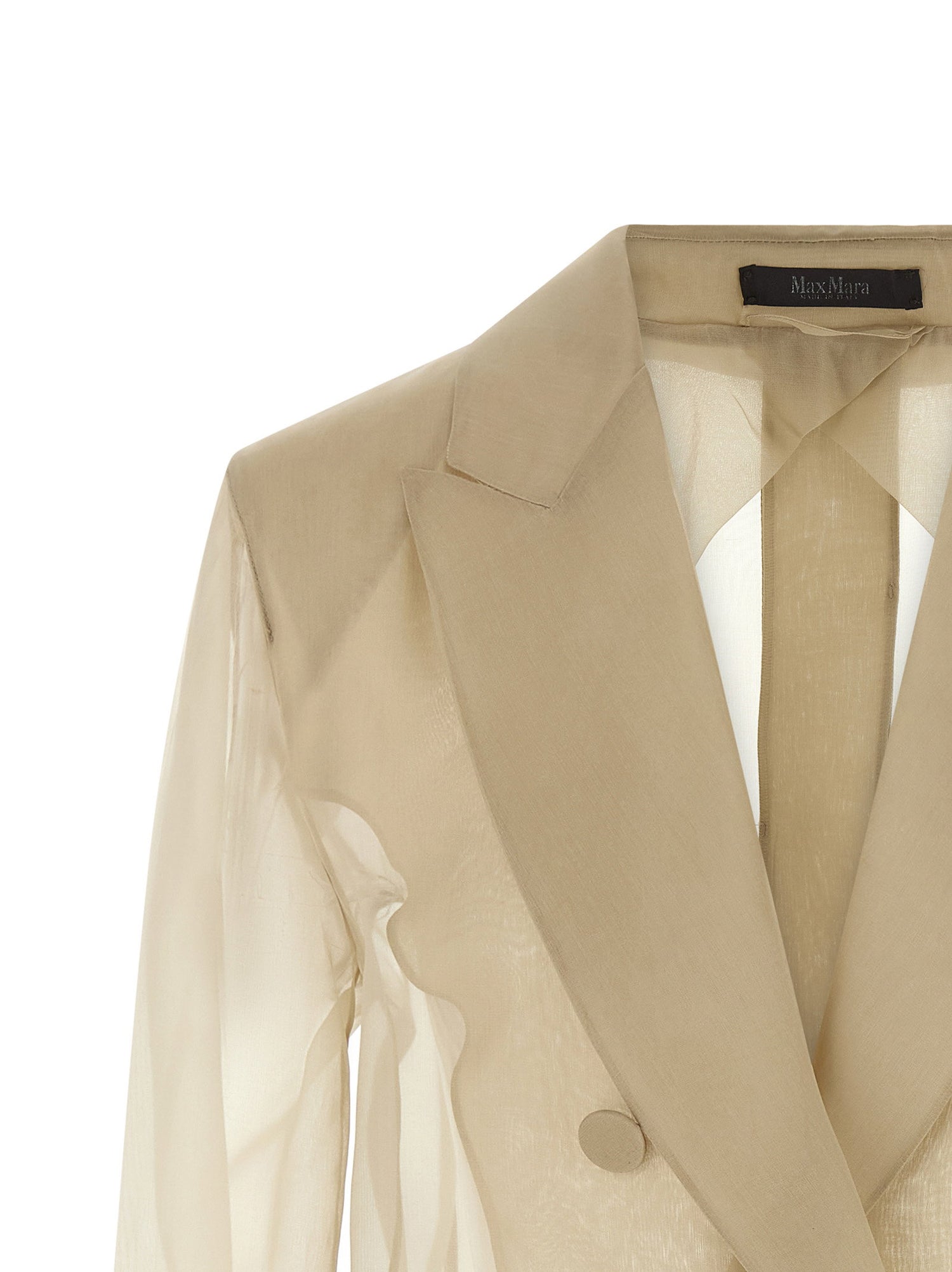 Max Mara Mxeslogan Blazer Beige