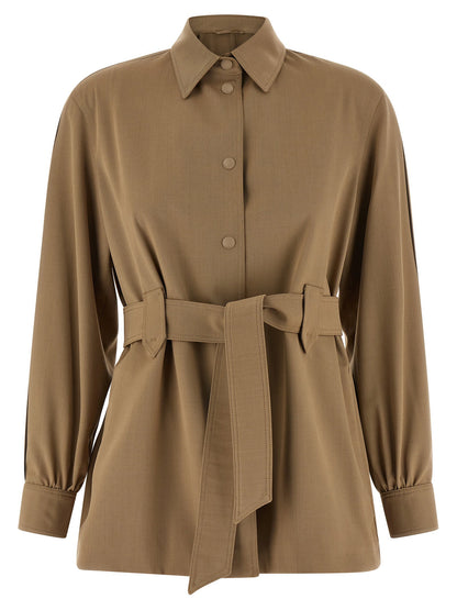 Max Mara Mxmagenzia Shirt Beige