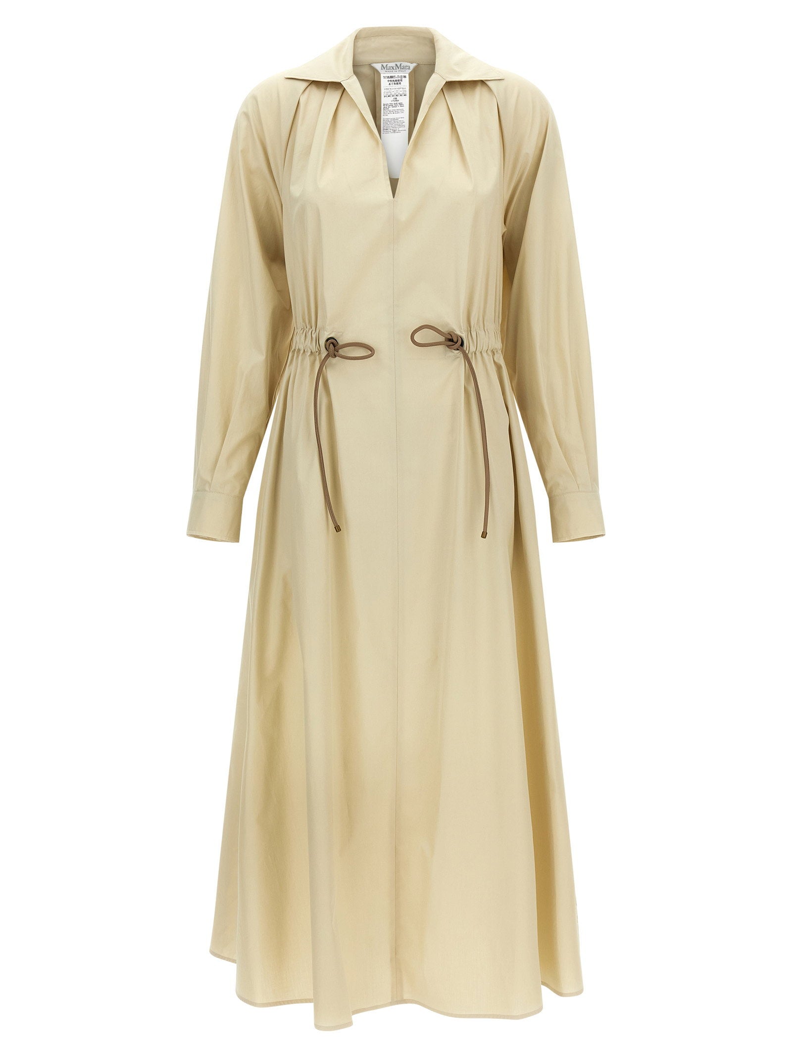 Max Mara Mxmpedaggi Dress Beige
