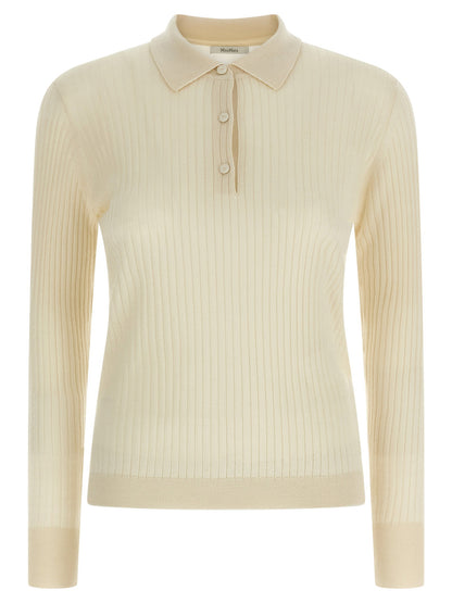 Max Mara Mxpgitano Polo Shirt White