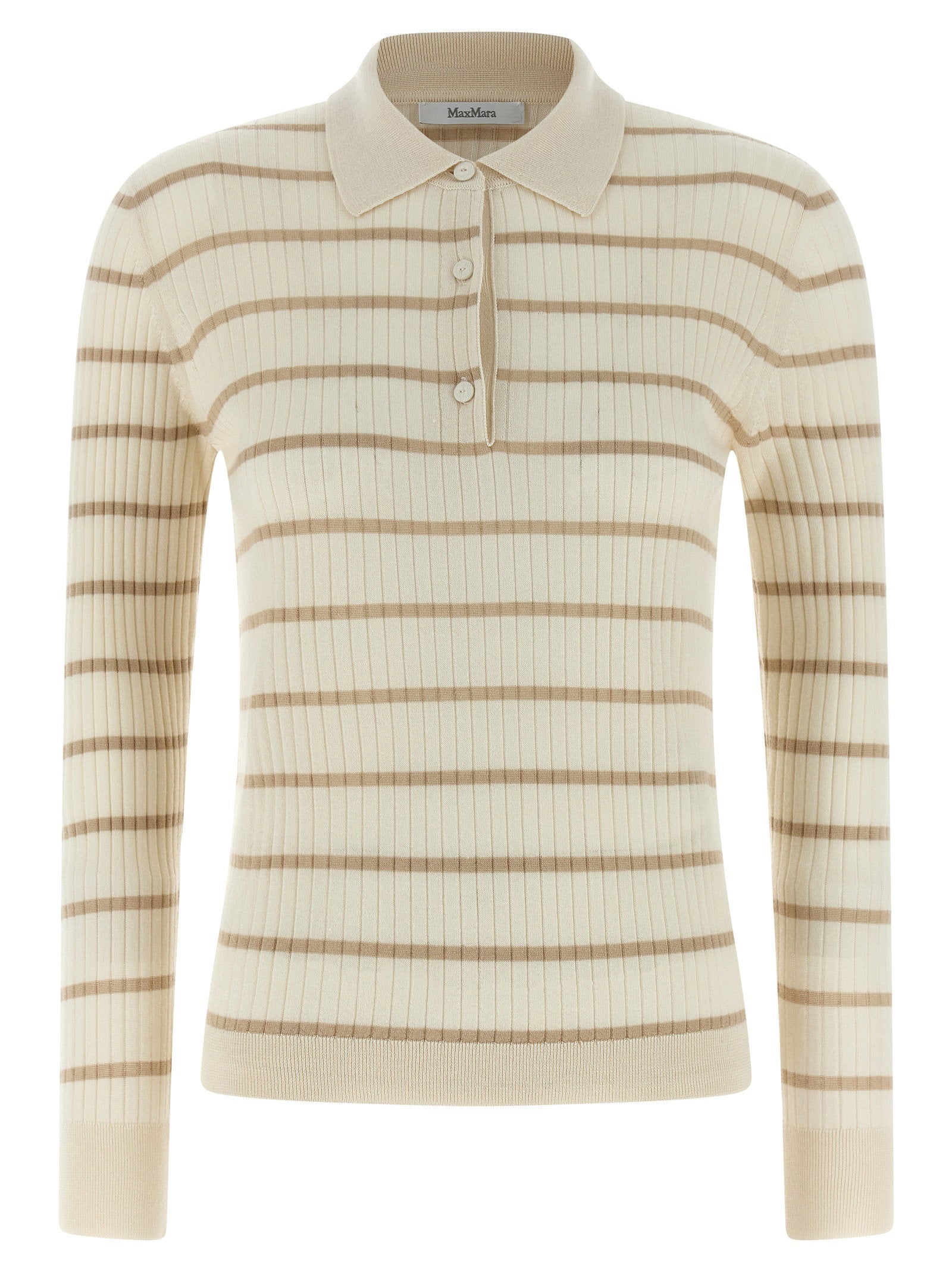Max Mara Mxpgitano Polo Shirt Beige