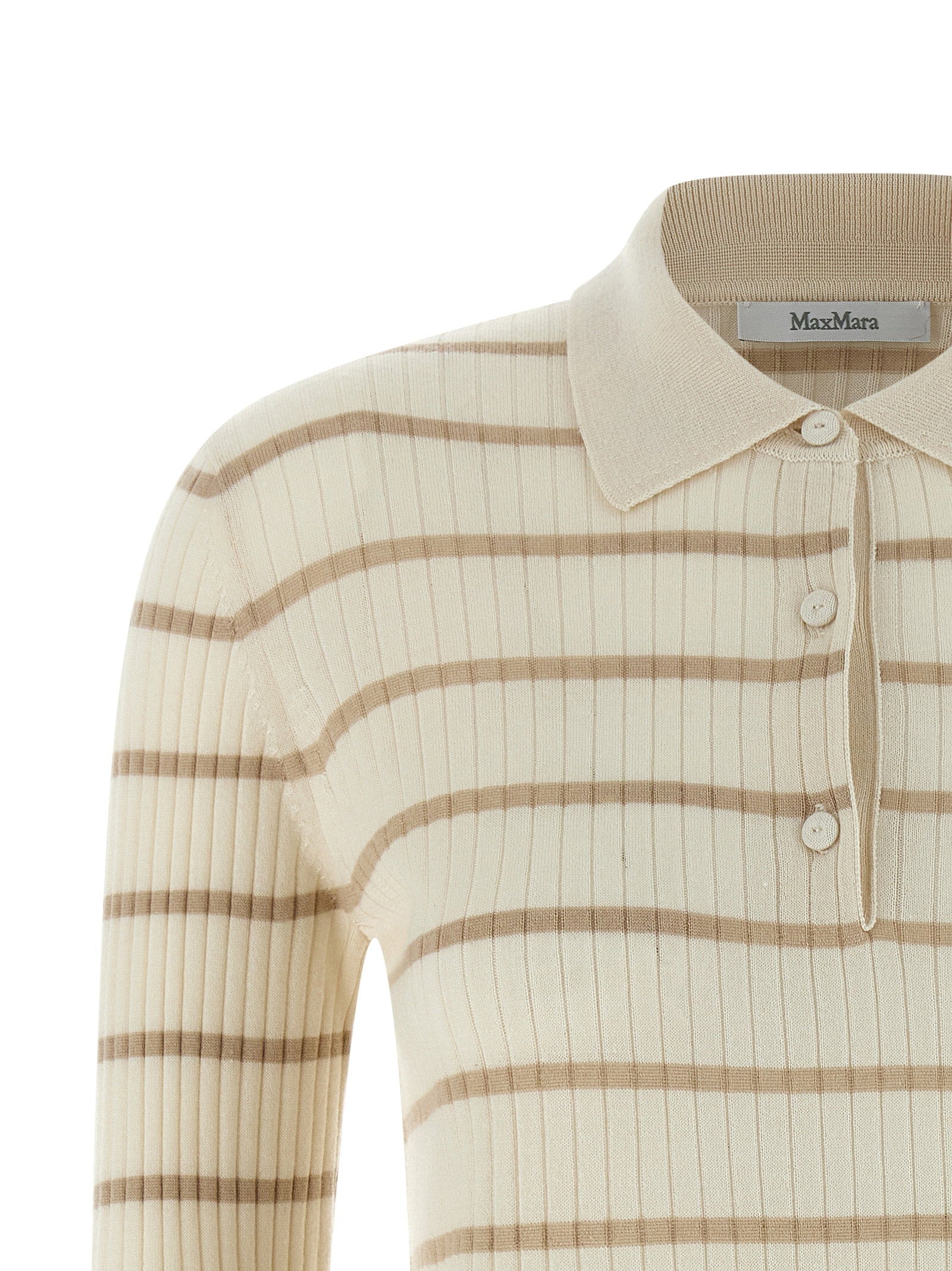 Max Mara Mxpgitano Polo Shirt Beige