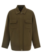 Max Mara Studio Mstdisco Padded Coat Green
