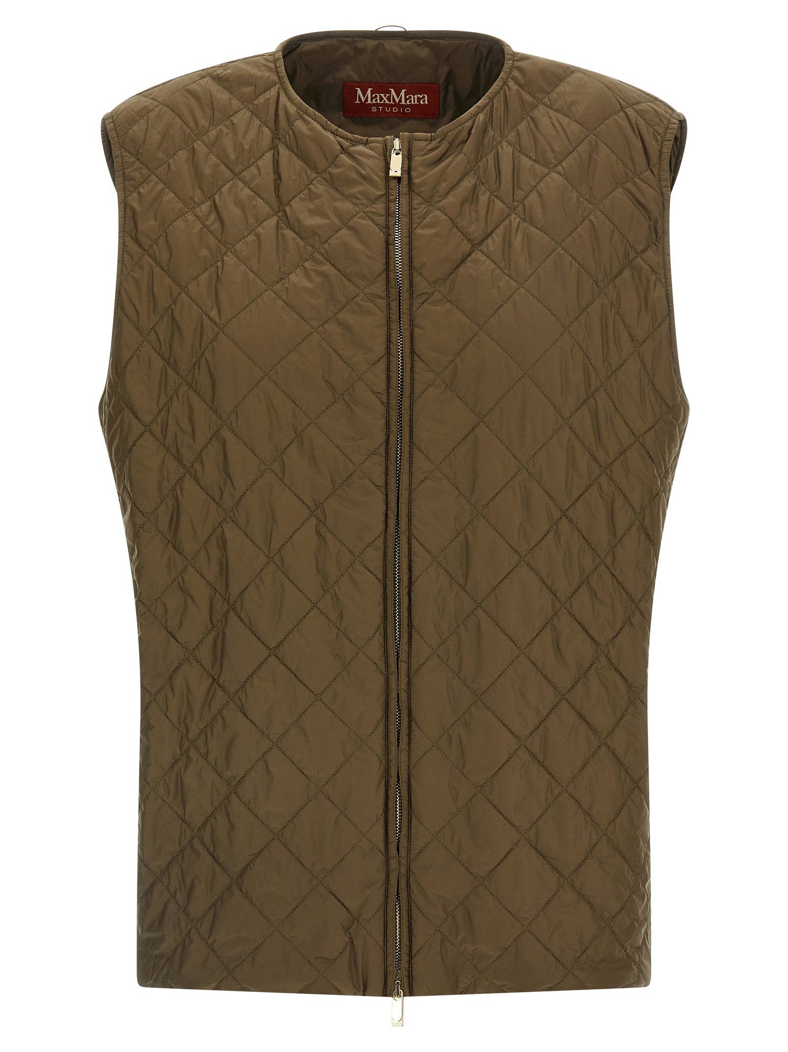 Max Mara Studio Mstdisco Padded Coat Green