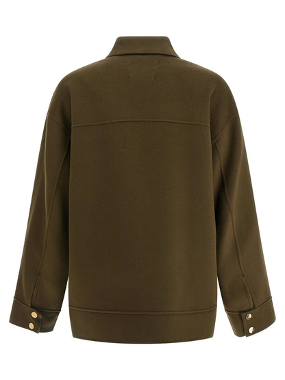 Max Mara Studio Mstdisco Padded Coat Green
