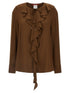Max Mara Studio Mstepica Shirt Brown