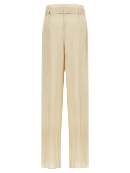 Max Mara Studio Mstmateria Pants Beige