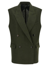 Max Mara Studio Mstaia Vest Green