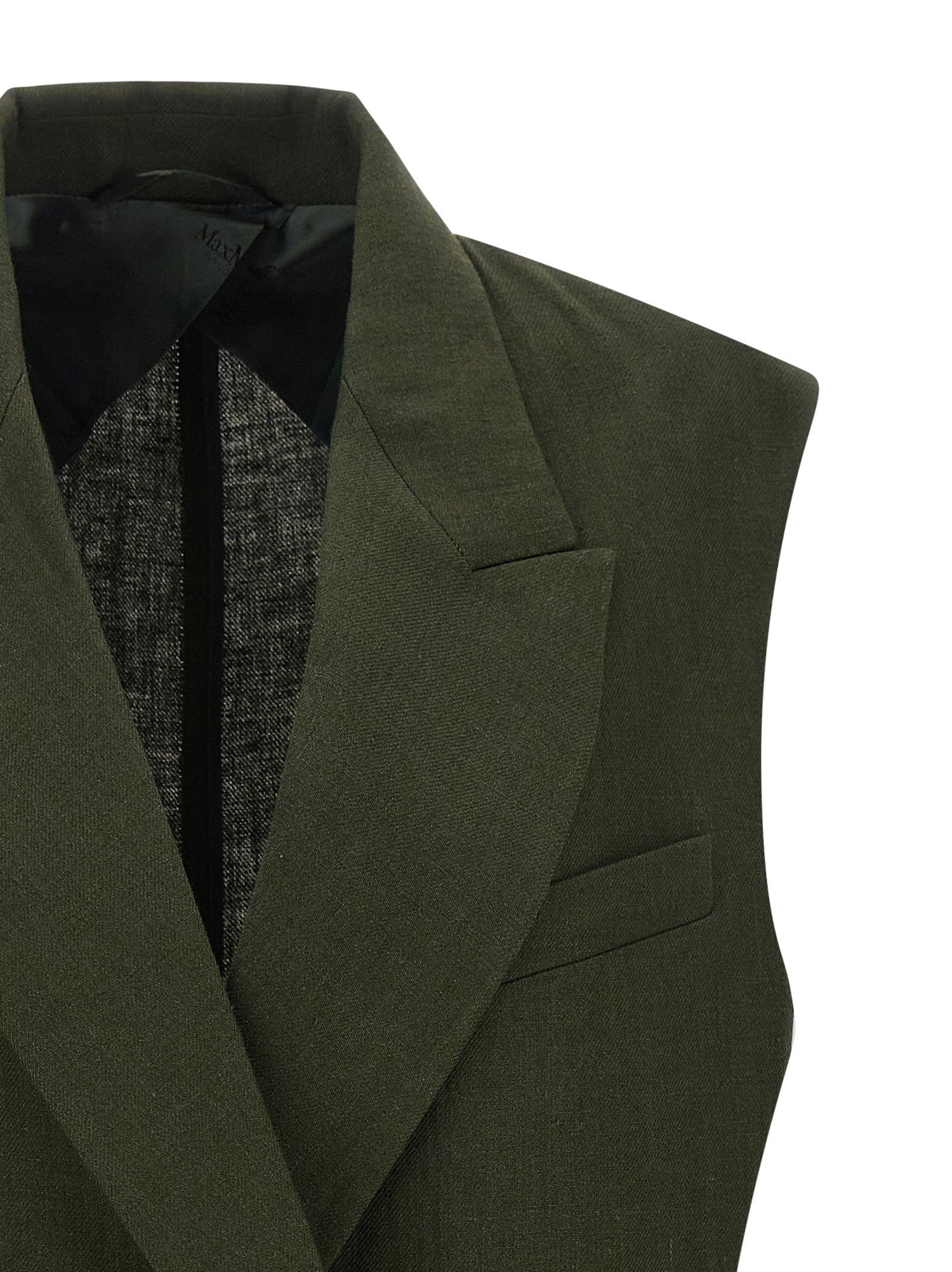 Max Mara Studio Mstaia Vest Green