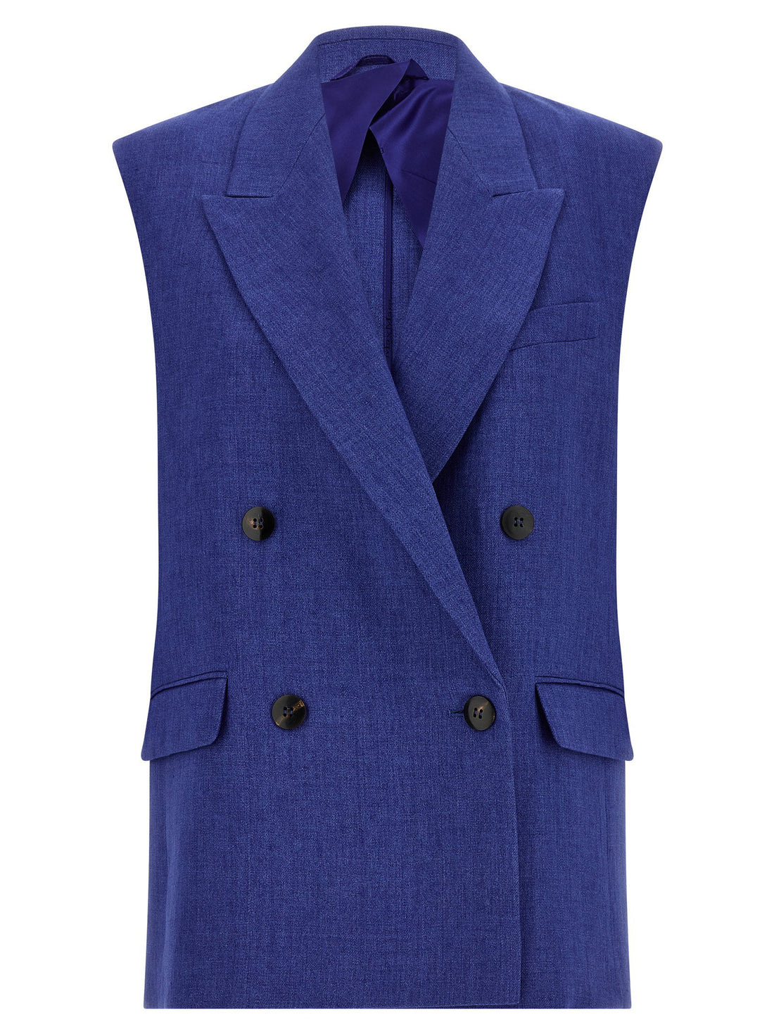 Max Mara Studio Mstaia Vest Blue