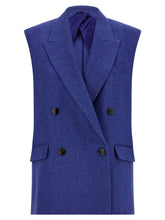 Max Mara Studio Mstaia Vest Blue