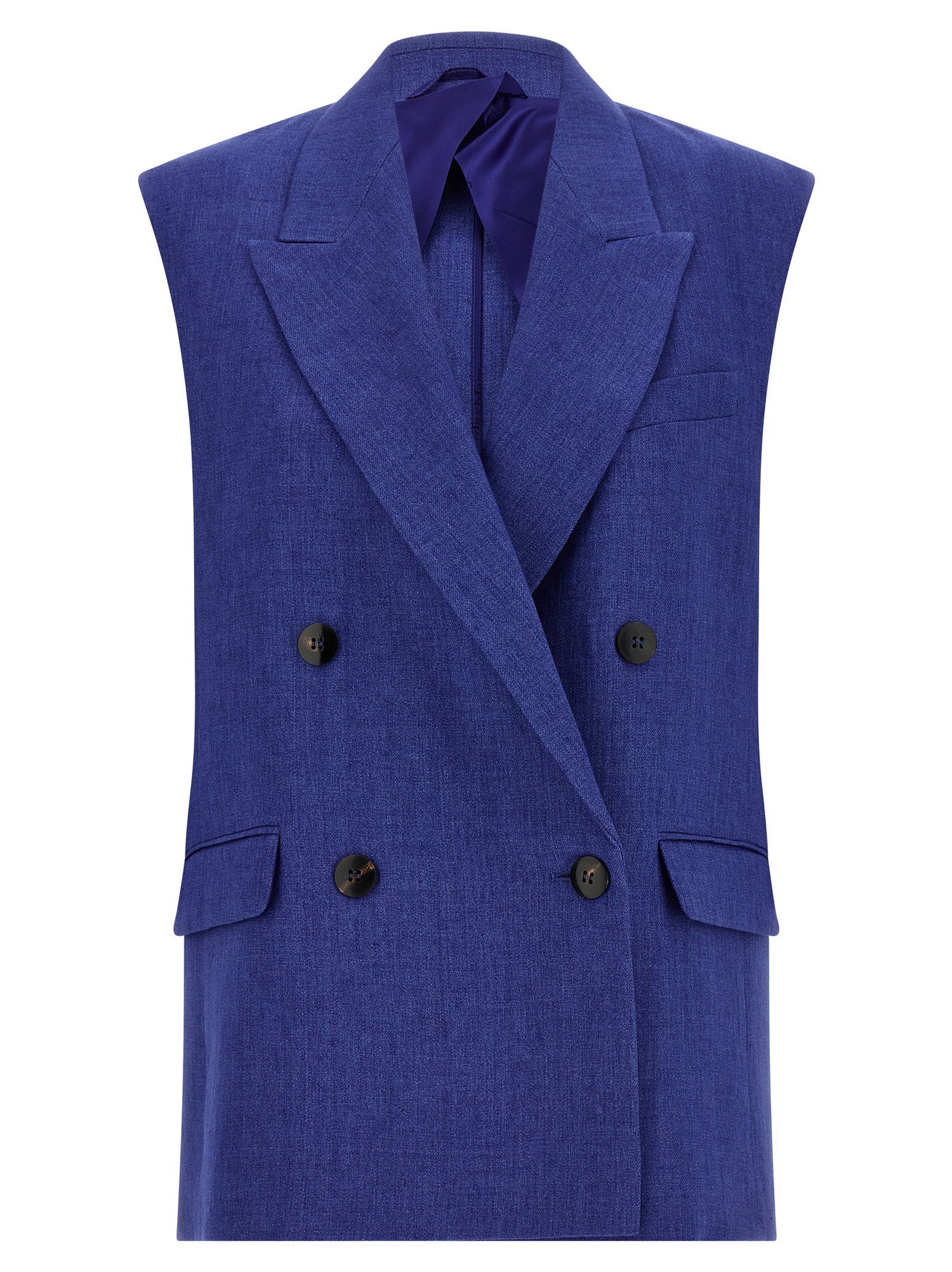 Max Mara Studio Mstaia Vest Blue
