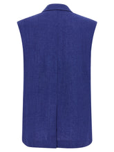 Max Mara Studio Mstaia Vest Blue