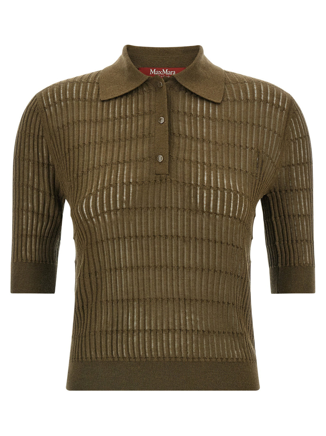 Max Mara Studio Mstgallo Polo Shirt Green