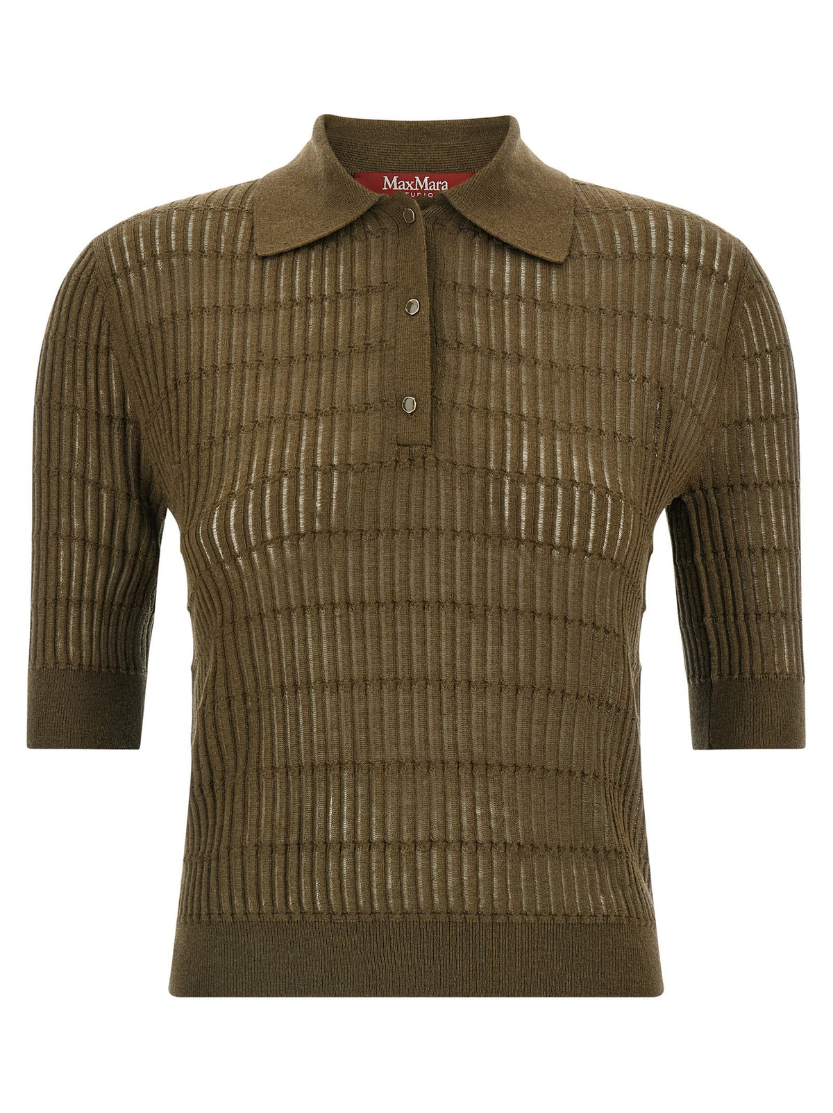 Max Mara Studio Mstgallo Polo Shirt Green