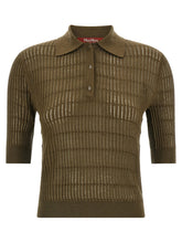 Max Mara Studio Mstgallo Polo Shirt Green