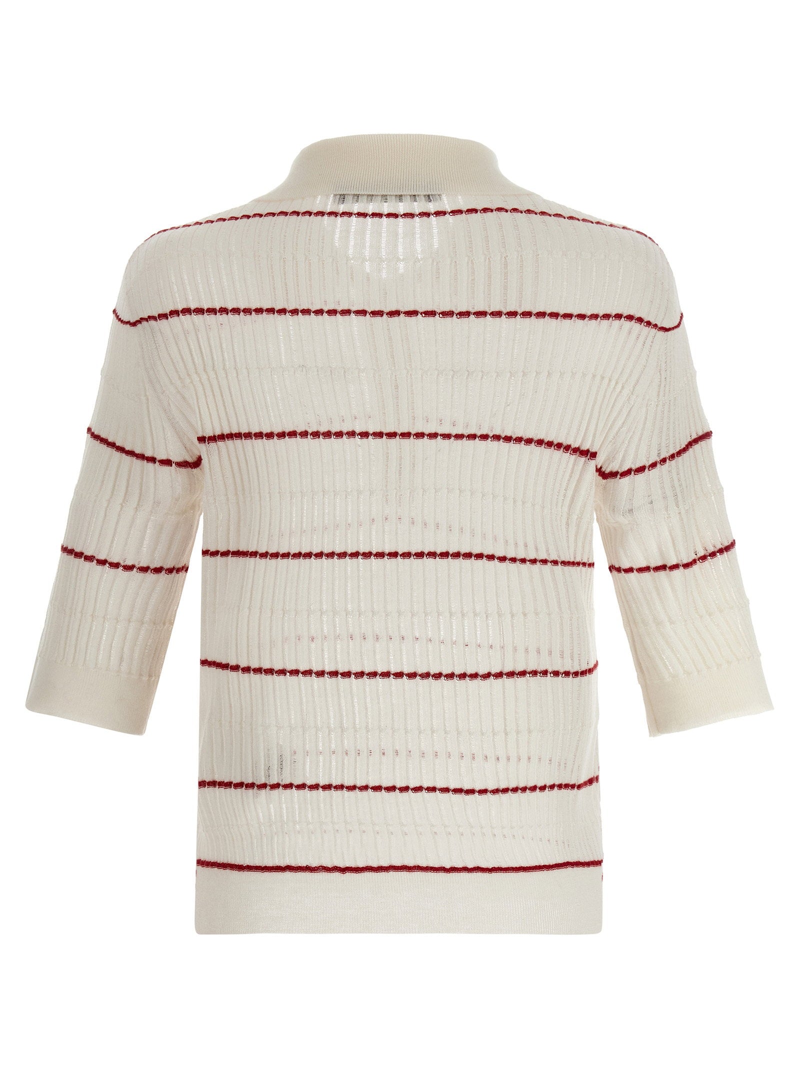 Max Mara Studio Mstgallo Polo Shirt White