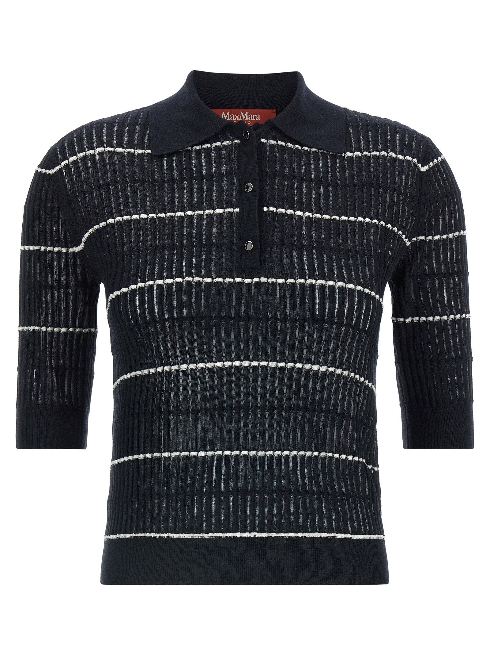Max Mara Studio Mstgallo Polo Shirt Blue