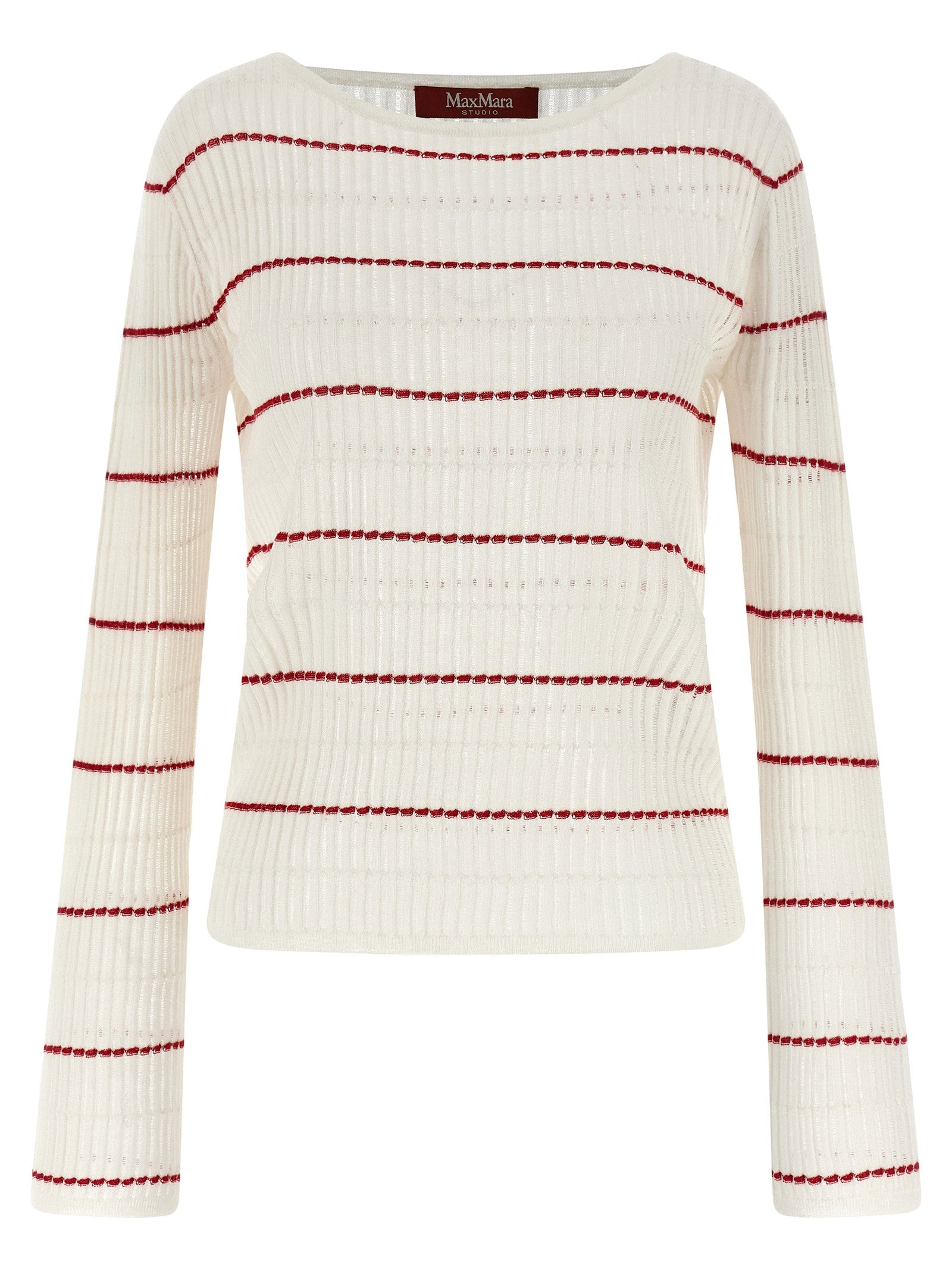 Max Mara Studio Stepdone Sweater White