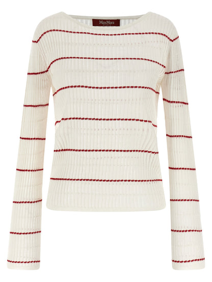 Max Mara Studio Stepdone Sweater White