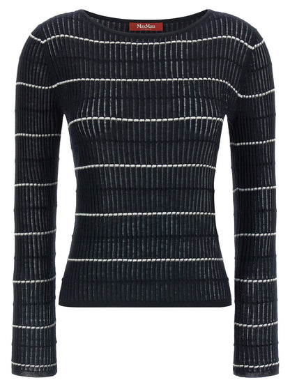 Max Mara Studio Mstpedone Sweater Blue