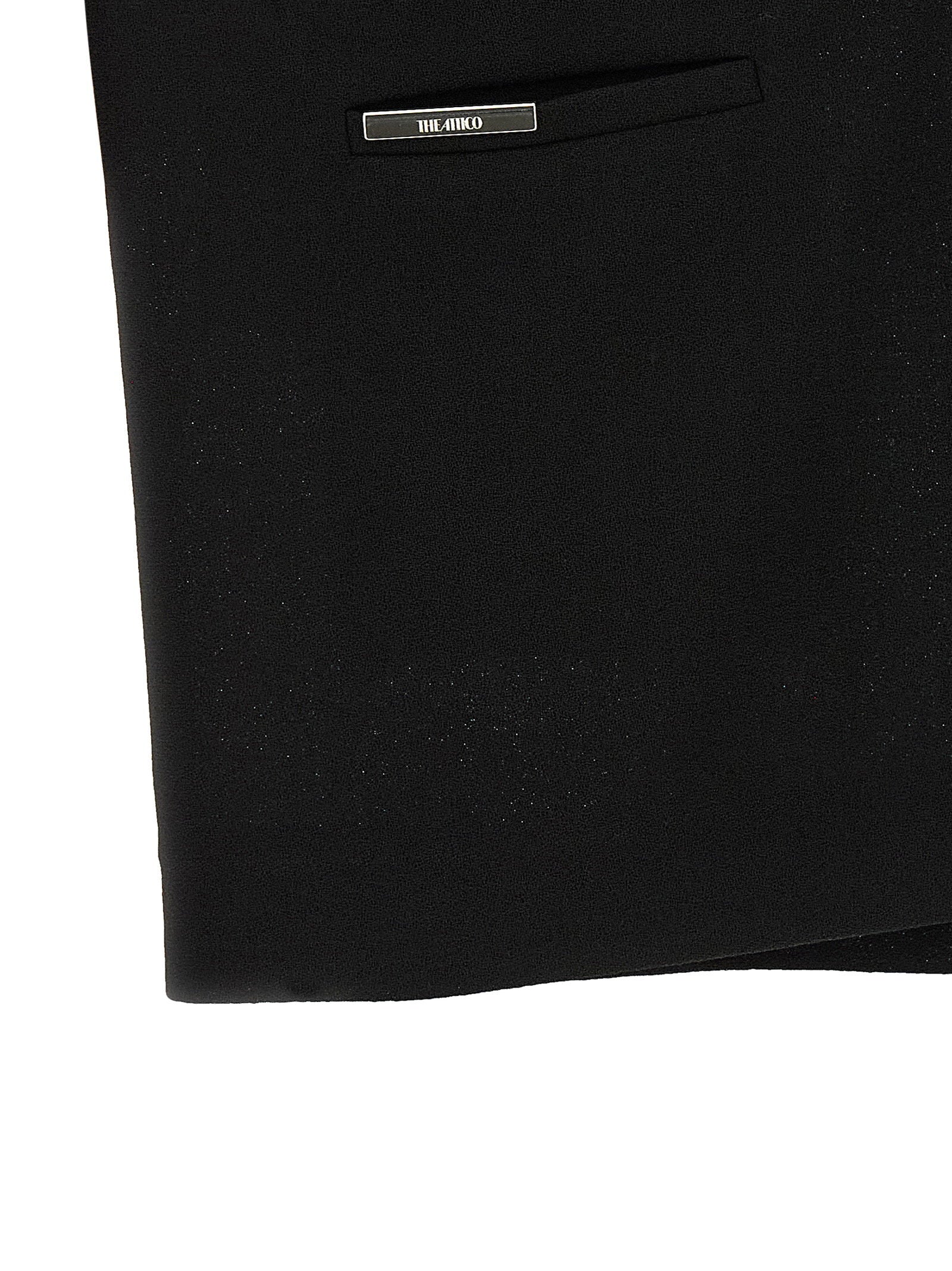 The Attico Lace Dress Black  