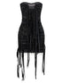 The Attico Ribbon Dress Black