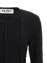 The Attico Fringed Dress Black