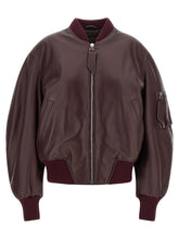 The Attico Anja Bomber Jacket Bordeaux