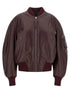 The Attico Anja Bomber Jacket Bordeaux