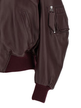 The Attico Anja Bomber Jacket Bordeaux