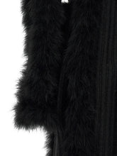 The Attico Dressing Gown Coat Black  