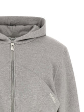 The Attico Cropped Hoodie Gray