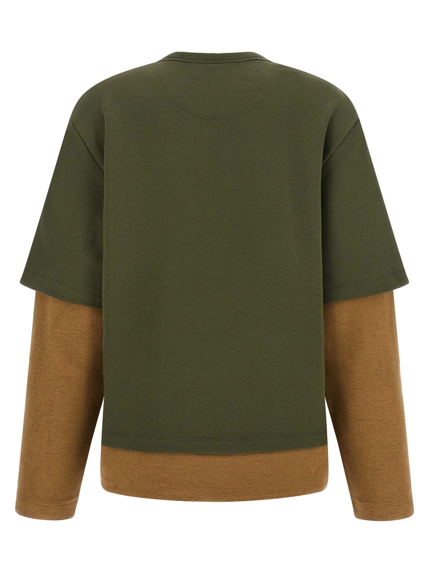 The Attico Trompe Loeil Sweatshirt Green