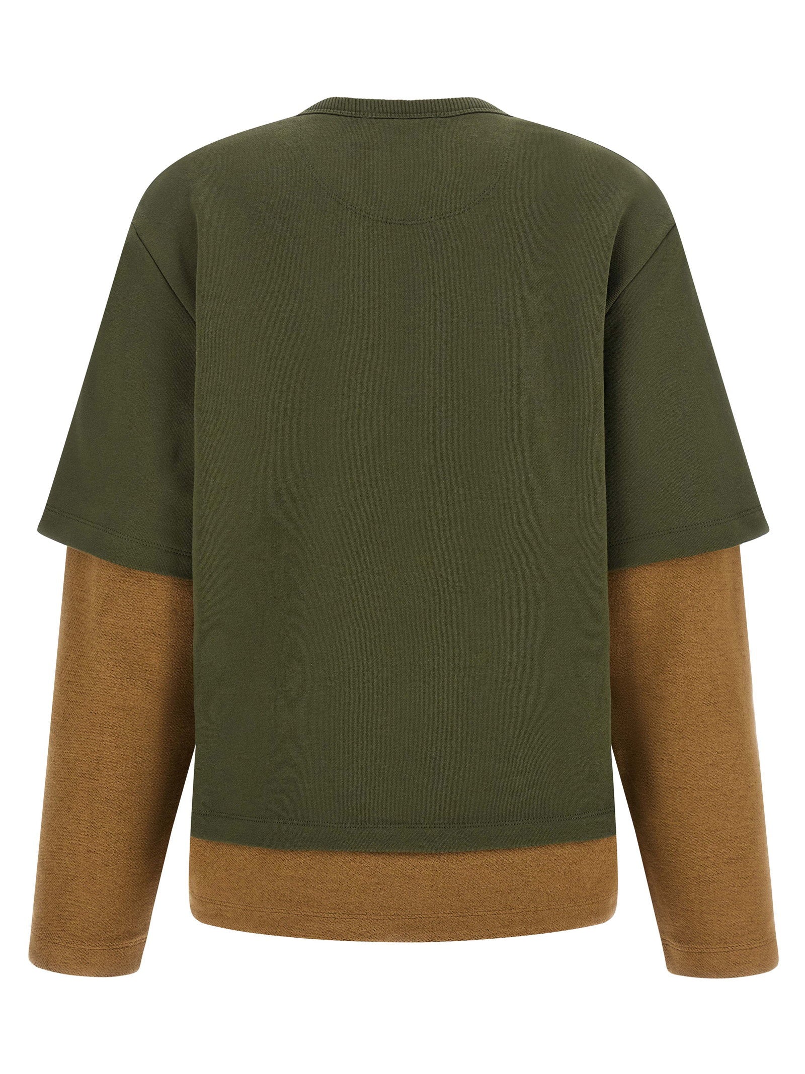 The Attico Trompe Loeil Sweatshirt Green