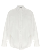 The Attico Shaped Hem Shirt White