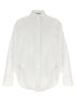The Attico Shaped Hem Shirt White