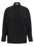 The Attico Shaped Hem Shirt Black
